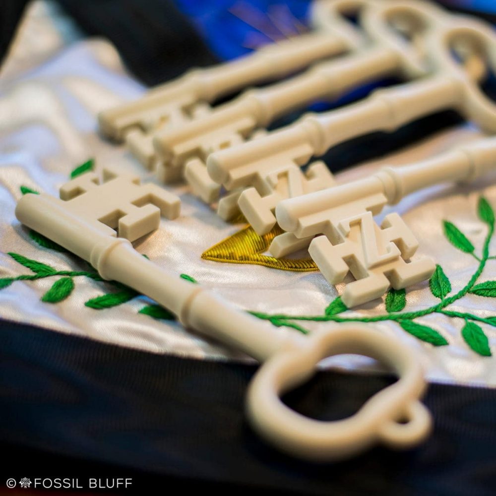 Scottish Rite Secret Masters Ivory Key Fossil Bluff 4th Degree