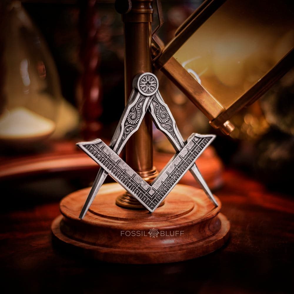 Universal Freemason Masonic Emblem Entered Apprentice Mason EA Pewter