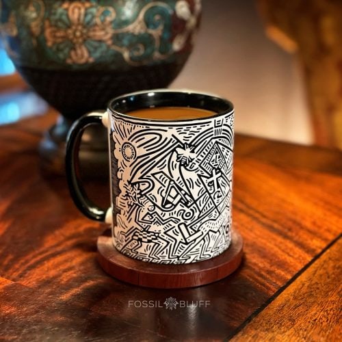 Masonic Pop Art Mug Gift Fossil Bluff - Tom McGuire Keith Haring