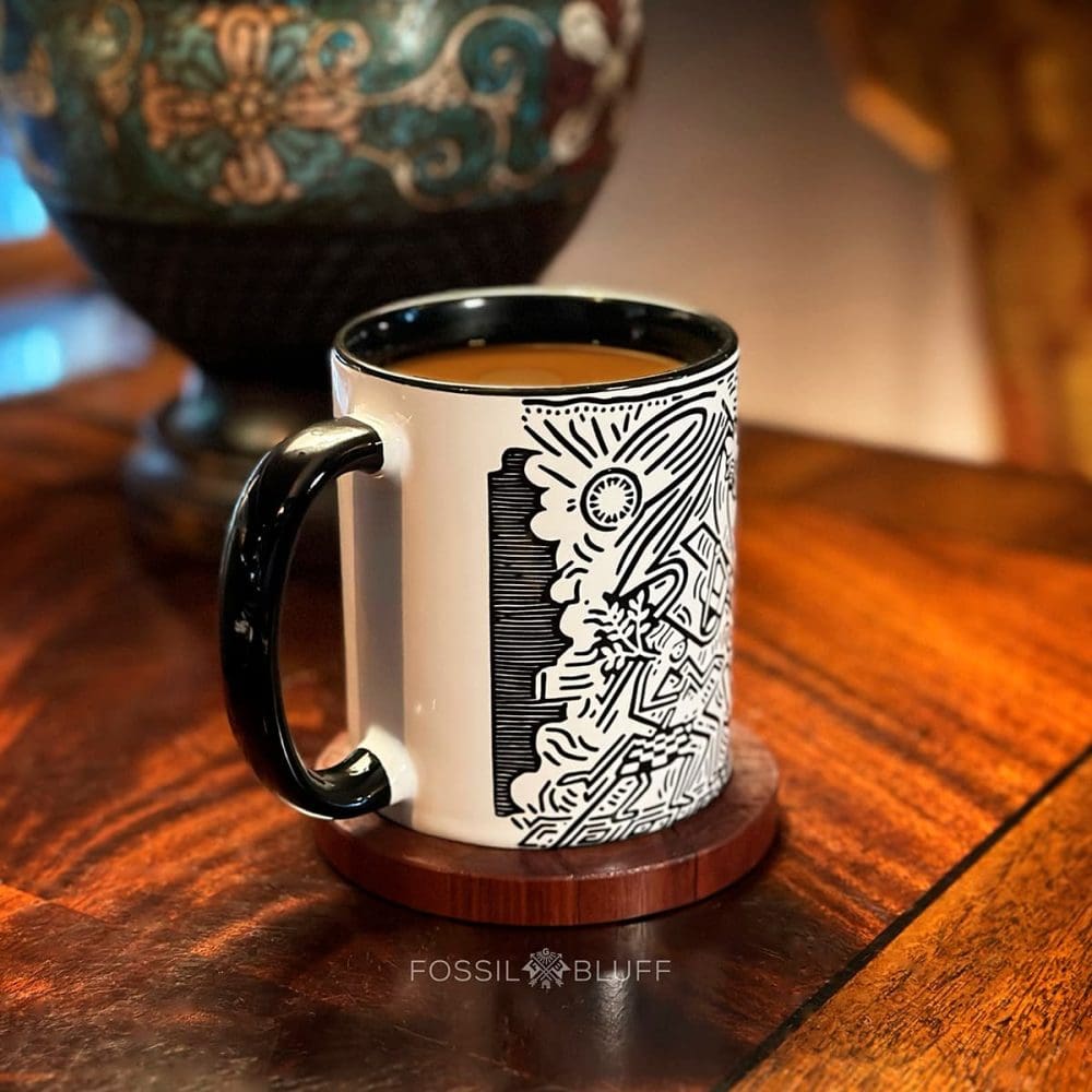 Masonic Pop Art Mug Gift Fossil Bluff - Tom McGuire Keith Haring